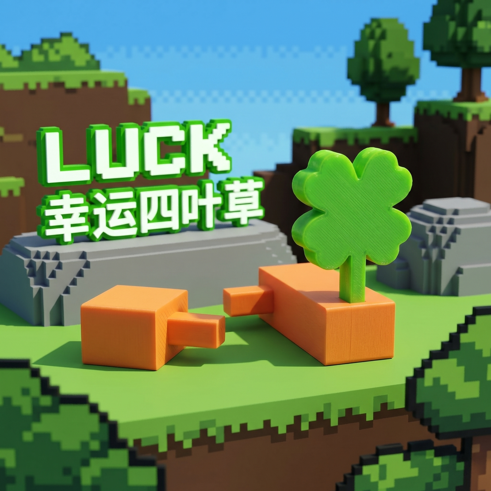 Glow Clover Accessory