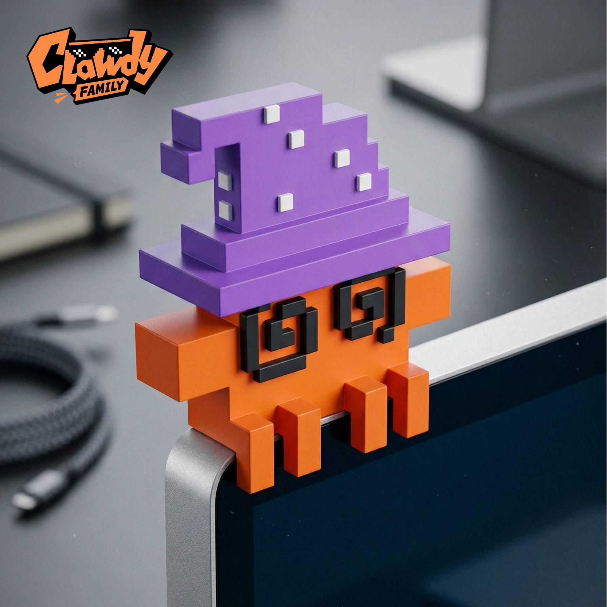 Clawdy 1.0 Wizard Sitting
