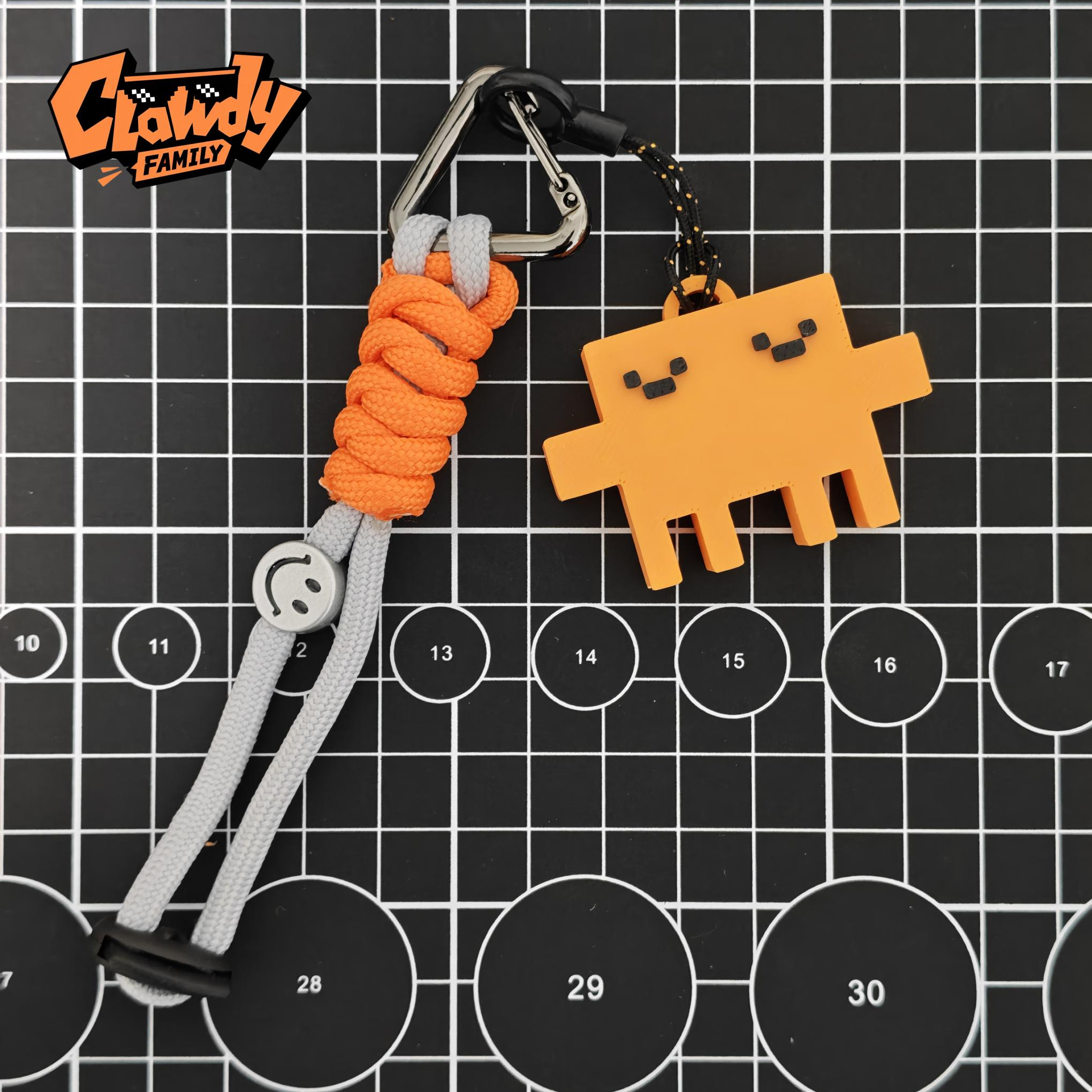 Clawdy Keychain Smile